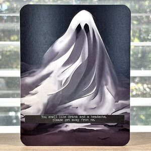 Handmade Dark Humor Greeting Card